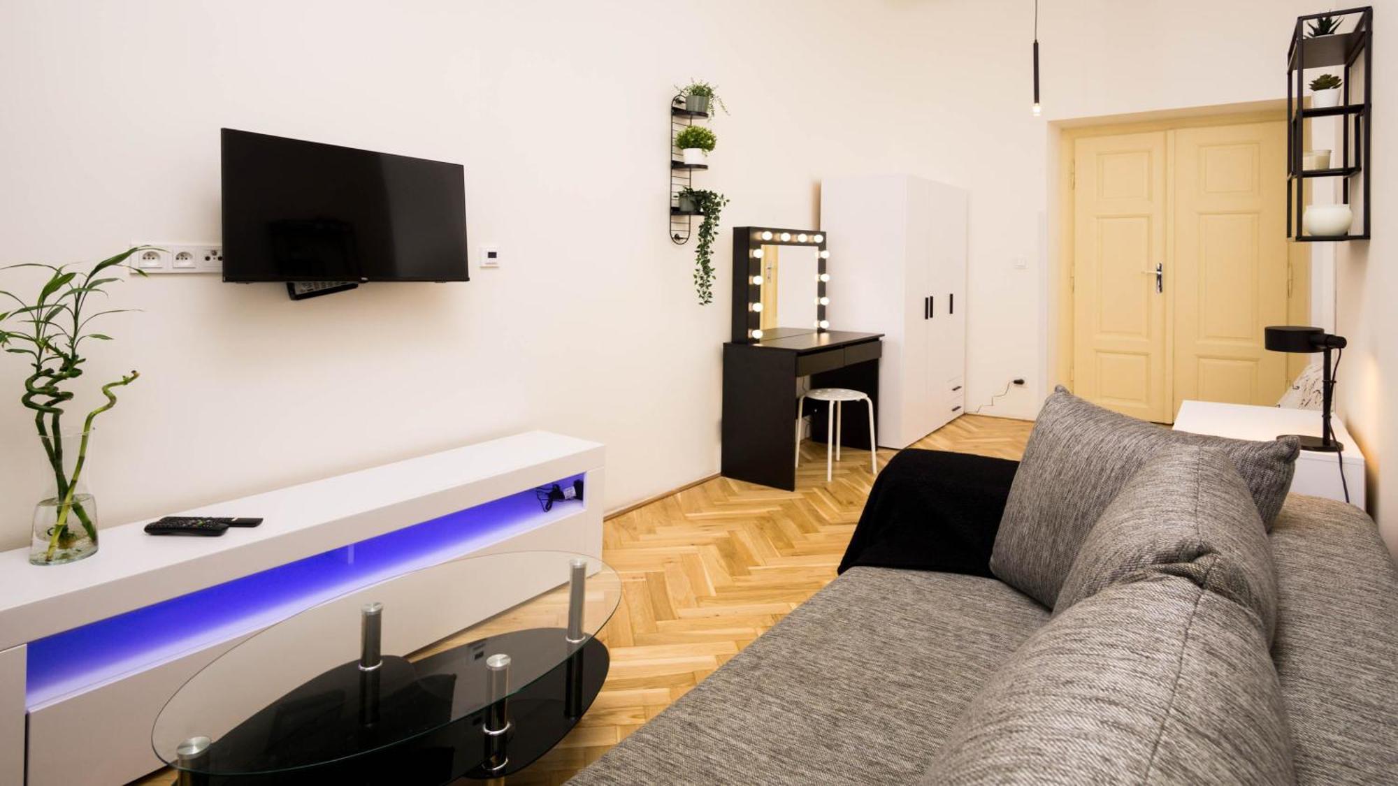 Black & White Apartment Prague By Wenceslas Square And Muzeum ภายนอก รูปภาพ