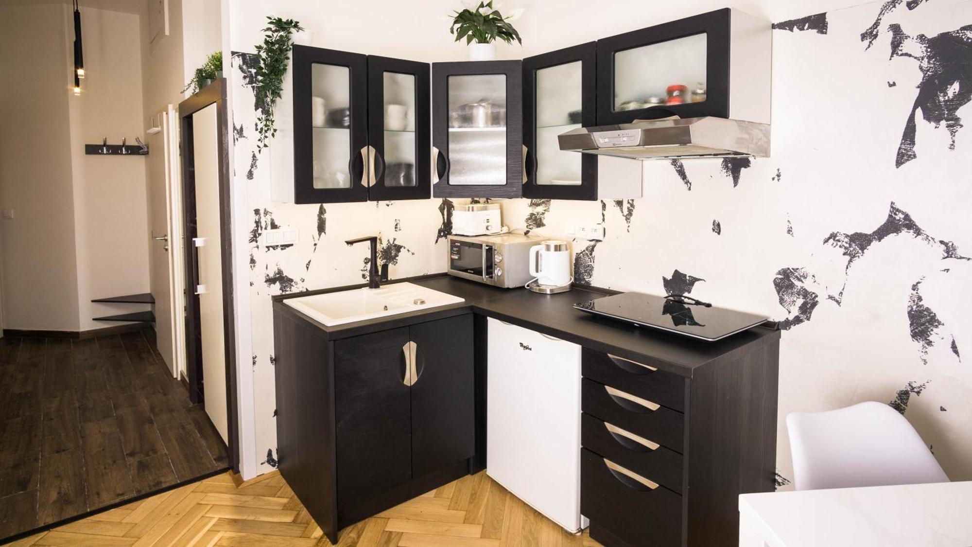 Black & White Apartment Prague By Wenceslas Square And Muzeum ภายนอก รูปภาพ